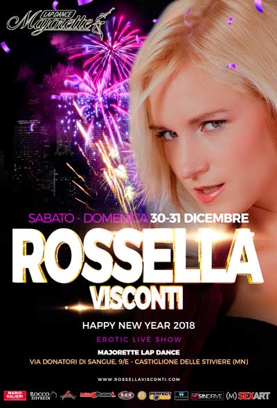 Rossella Visconti Live Show Majorette Lap Dance